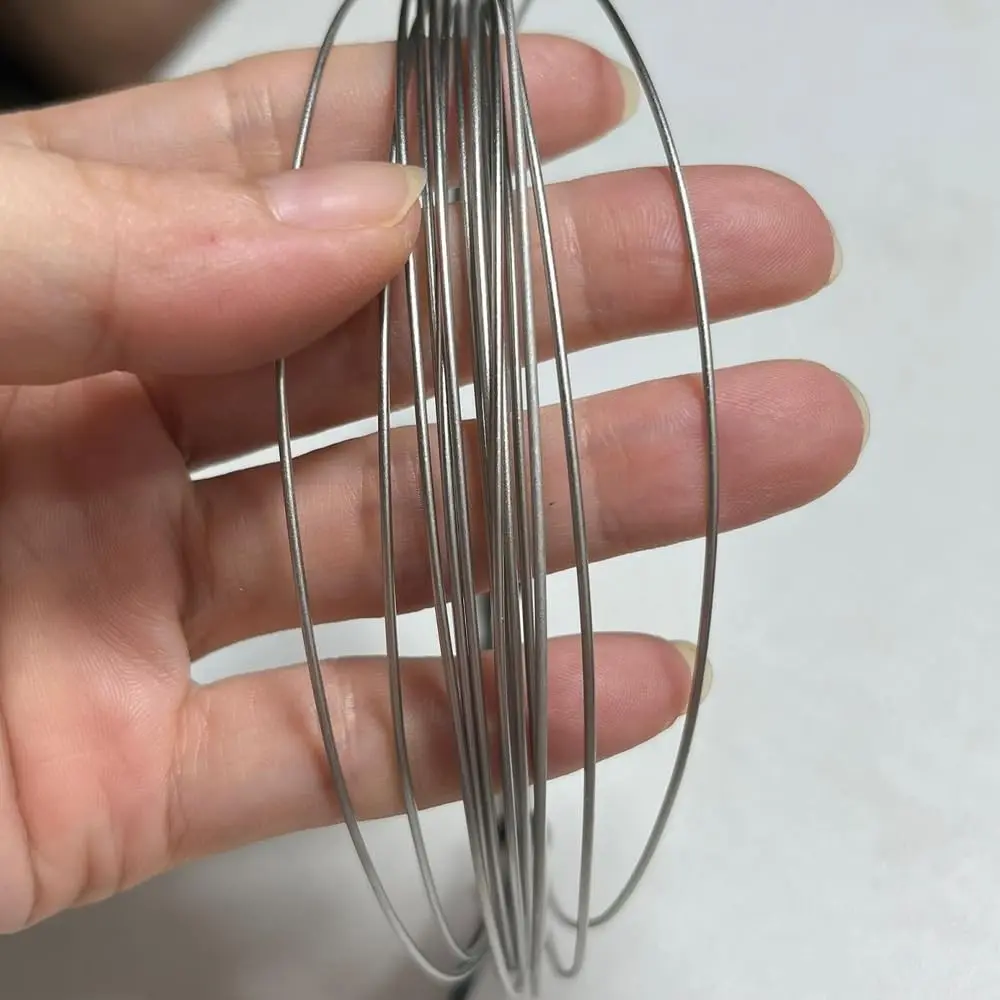 15 Feet Pure Titanium Wire (1.0 mm,18 Gauge) Grade-1 for Jewelry Making DIY and Laboratory
