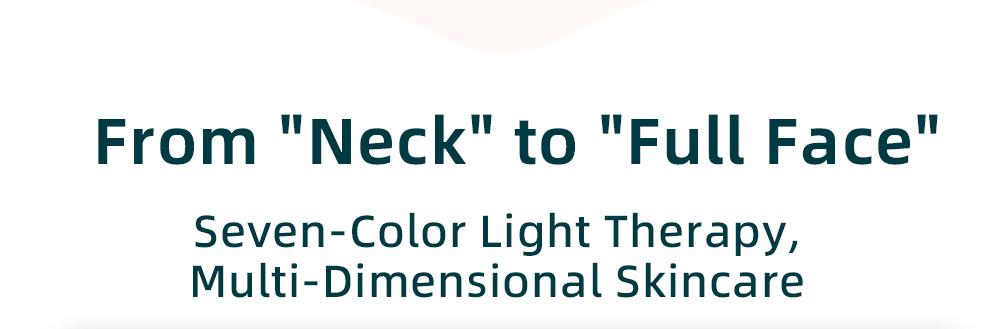 LixZyvo 7-Color LED Beauty Device with Advanced Beauty Technology & Soothing Thermal Care, Dolphin-Inspired Face & Neck Massager, Vibration Massage, Smart Skin-Touch Sensor