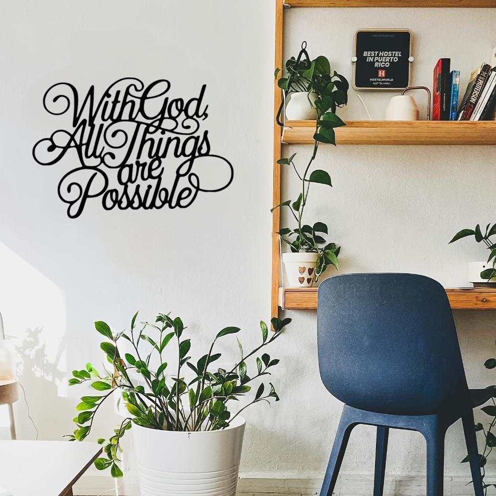 Metal Decoration with God, Abstract Art for Halloween, Christmas Decor, Versatile Metal Ornament, Perfect for Festive Celebrations