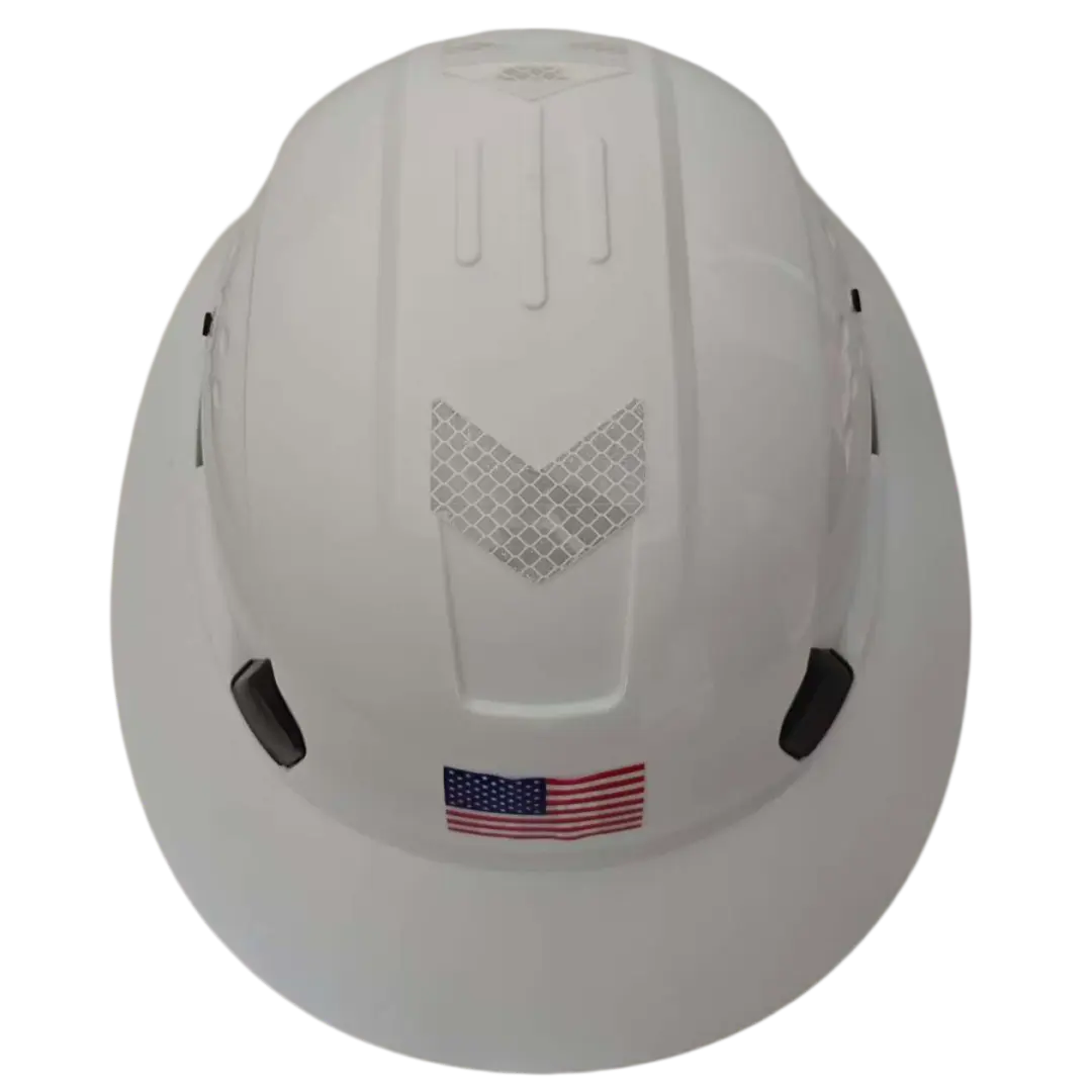 White with Reflective Stickers