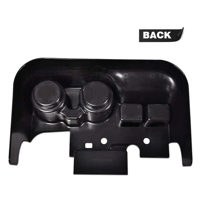 CROSSDESIGN Fit For 1999-2001 Ford F-250 F-350 F-450 Super Duty Center Console Cup Holder