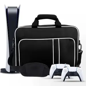 For PS5 Travel Case for PS5 Protective Case Bag Suitable for PS5 Disc/Digital Edition Console, Controllers, Game Cards, Headset