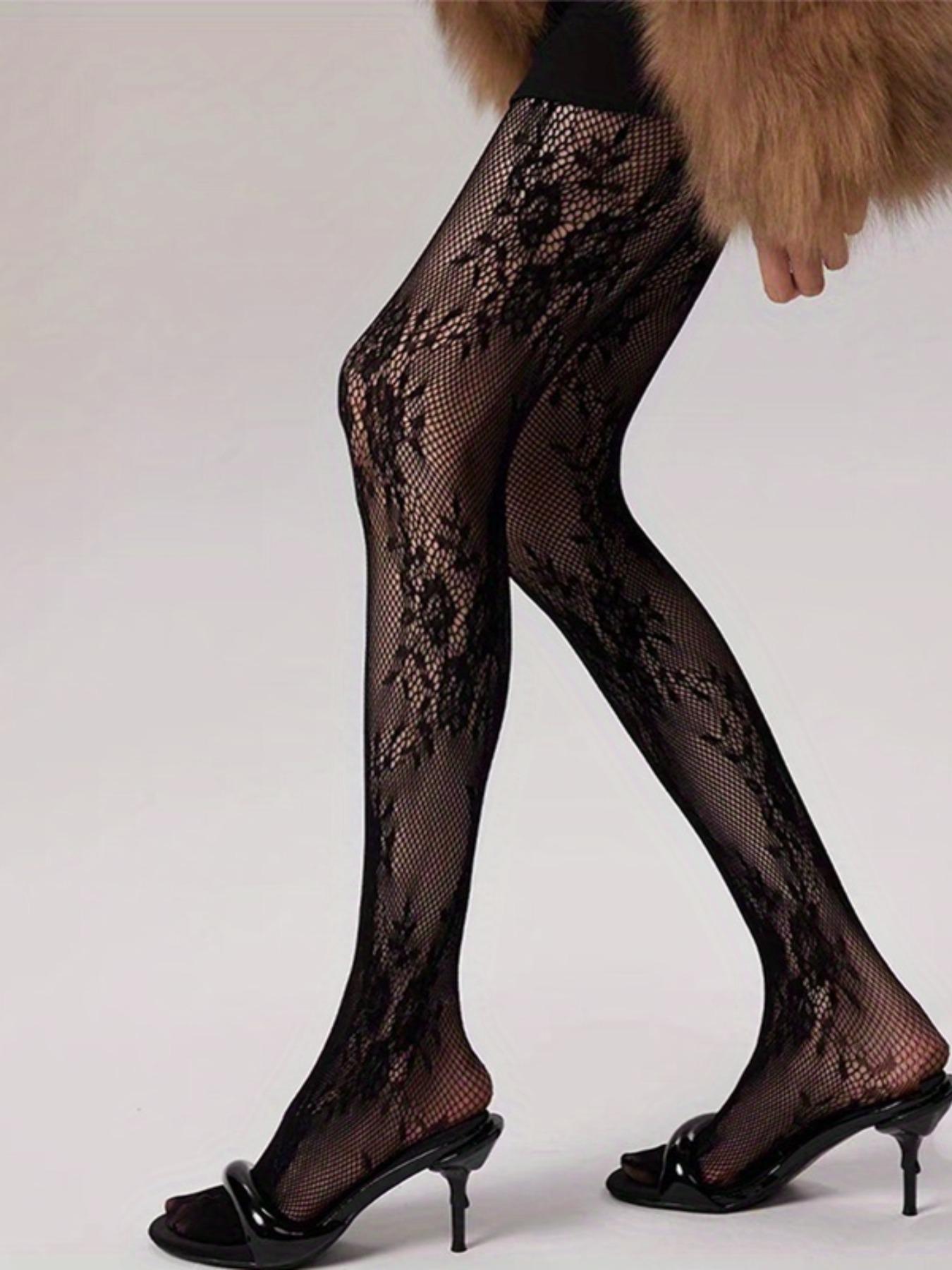 Women's High Elasticity Fishnet Stockings, & Wine Colors, Perfect for Spring & Fall Daily Wear, Comfortable Design