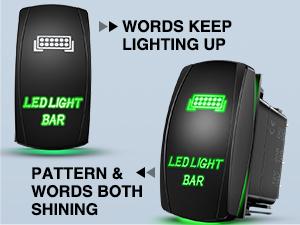 Nilight 16AWG LED Light Bar Wiring Harness Kit 2 Leads 12V On/Off 5 Pin Rocker Switch Power Relay Blade Fuse for Jeep Boat Trucks Black Lighting Outdoor  dealsforyoudays