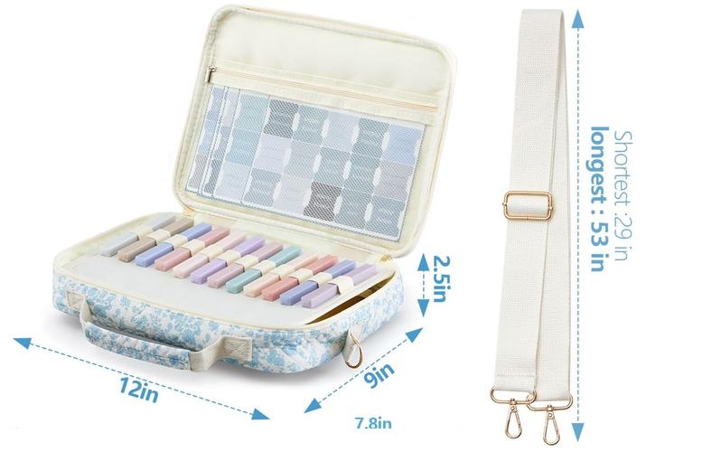 Valentine's Day Gift Bible Bag for Women Quilted Bible Cover Case with Aesthetic Annotation Supplies 12x9x2.5In Large Capacity Bible Chenille Letter Bible Case with Bow Love Patterns and Shoulder Strap for Christian Women Girls, Bible journaling Kit