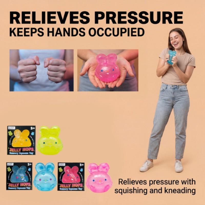 Easter Simulation Rabbit Stress Relief Toy, Soft Plush Texture, Cute Cartoon Design, Perfect Gift for Friends, Birthday, Mother's Day, Party