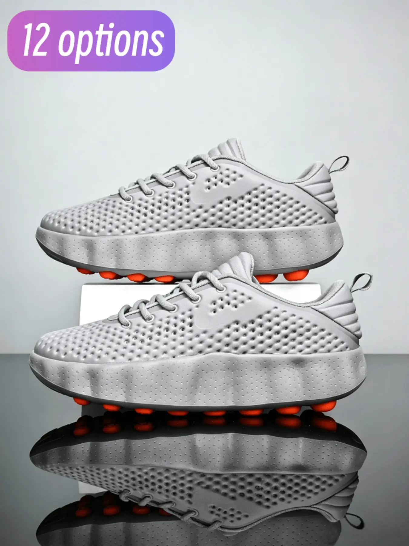 Unisex Foot Massage Sneakers, Multi-color Available, Breathable Mesh & Foot Massage Columns, for Walking Training & Daily Commute