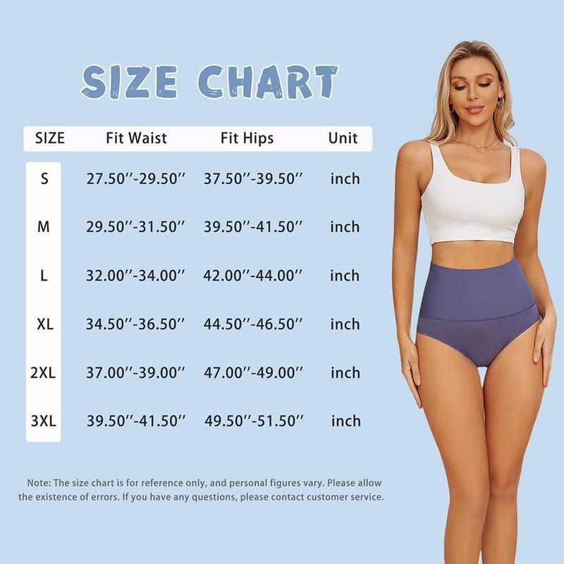 FINETOO Unite Store 4Pcs  Seamless Womenswear High Waist Breathable Lingerie Briefs Basic  Underpants Ladies Minimalist Stretch Smooth Panties
