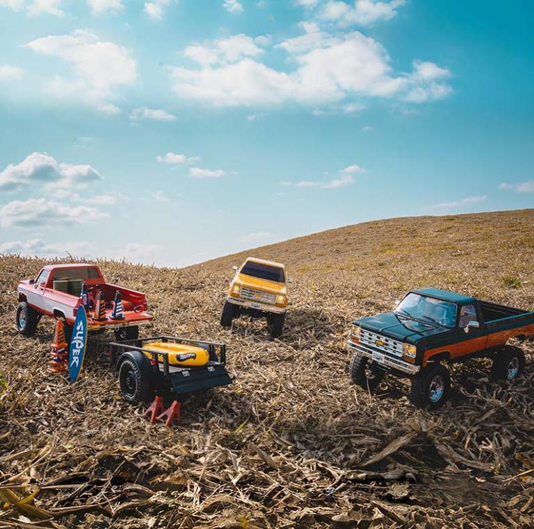 FMS 18 proportions  FCX18 Chevrolet K10 V2 RTR LIVE