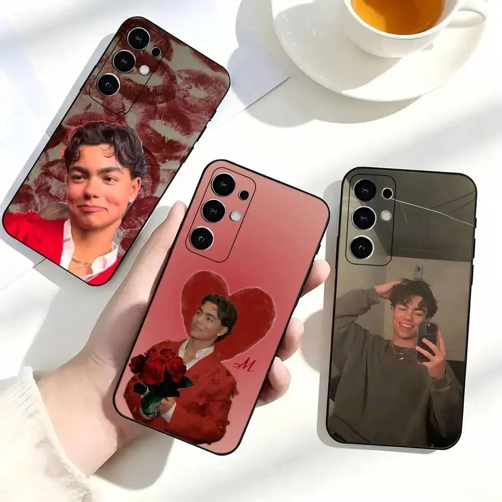 Malachi Barton American Actor Black Phone Case for TV Fans, Fan Meetups & Daily Style, Compatible with iPhone 11-18 Pro Max/Plus & Samsung Galaxy S21-S25