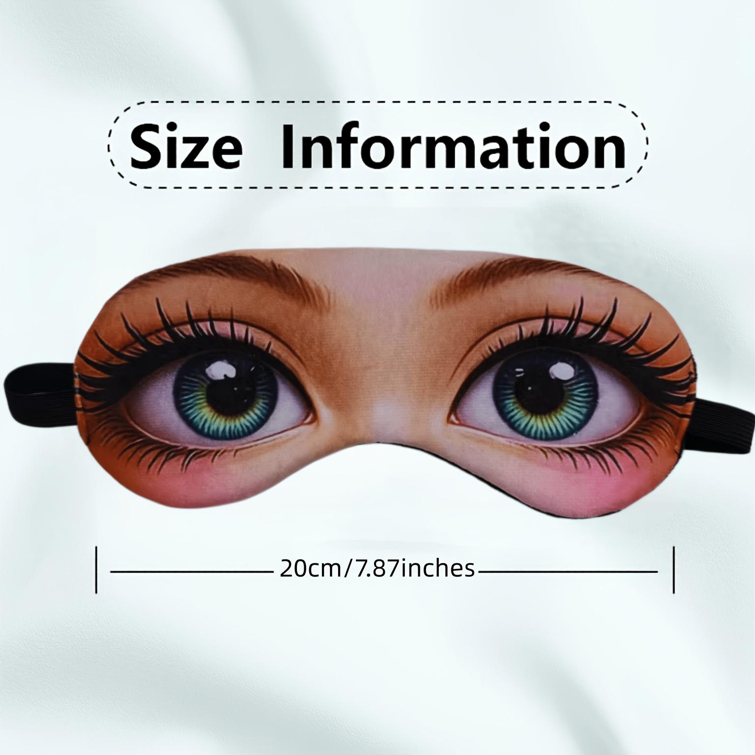 Cute Cartoon Eye Mask, Soft Comfortable Breathable Sleep Eye Mask, Perfect for Naps and Travel, Office Rest Gift, Fun Accessory