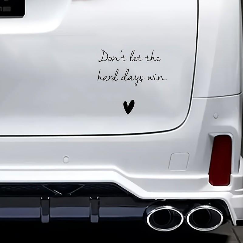 Home Decor Sticker, Inspirational Quote, Mirror Sticker, Door Sticker, Bumper Sticker, Car Window Decal, Vinyl Sticker for Home Decoration