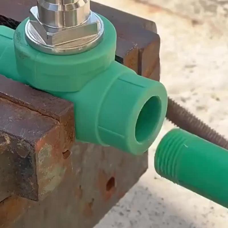 Heavy-Duty PVC Plastic Pipe Threading Tool Kit, 1/2'/3/4'/1' Male Female Threads, Compatible for PVC Ppr Mpp Pipes, DIY Professional Plumbing, Hand Tools