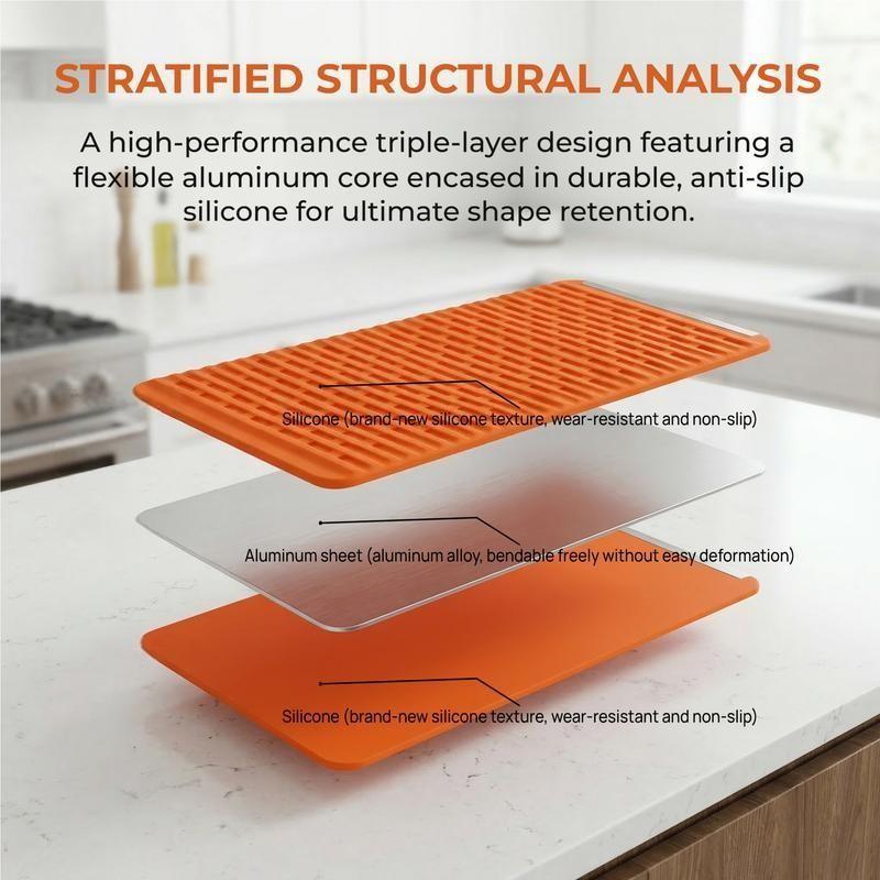 Flexible Silicone Aluminum Phone Stand, Bendable Rollable Foldable Design, Universal Adjustable Anti-Slip Desktop Mount, Portable Ergonomic Holder