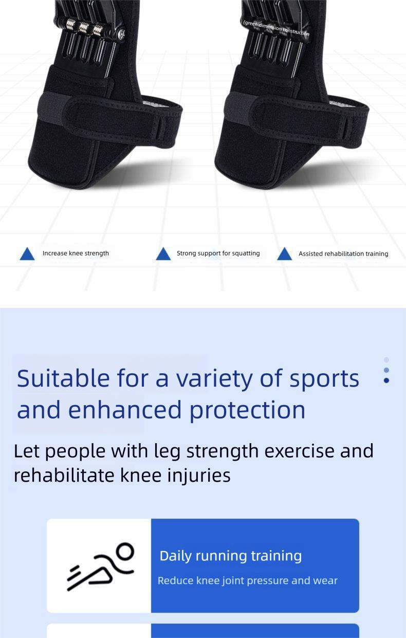 Knee Stabilizer Brace For Hiking Climbing Stairs Walking Fitness Sports Joint Support Protector Breathable NonSlip Knee Pad For Elderly Men Women Lightweight Patella Guard For Daily Activities Outdoor Exercise And Mobility Support