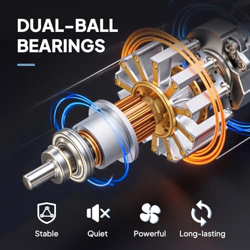 ROVSUN 30'' Industrial Heavy Duty Standing Fan, 8600CFM High Velocity Pedestal Fan with One-touch Oscillating Function, Adjustable Height, for Shop, Workshop, Garage, UL Listed, Black, 220W