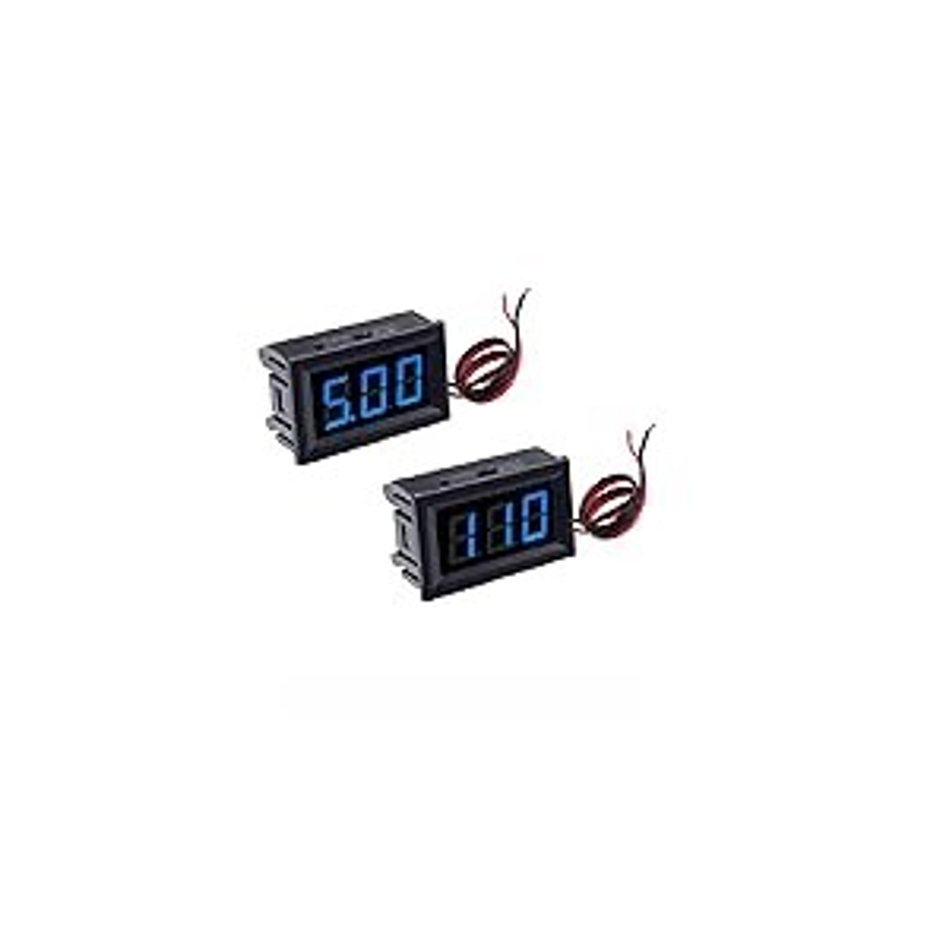 DC 5-100V 100A Volt Amp Meter with Hall Effect Current Sensor, Dual Display Bright LED, No Shunt Required, Ideal for Battery RV Solar ApplicationsGift