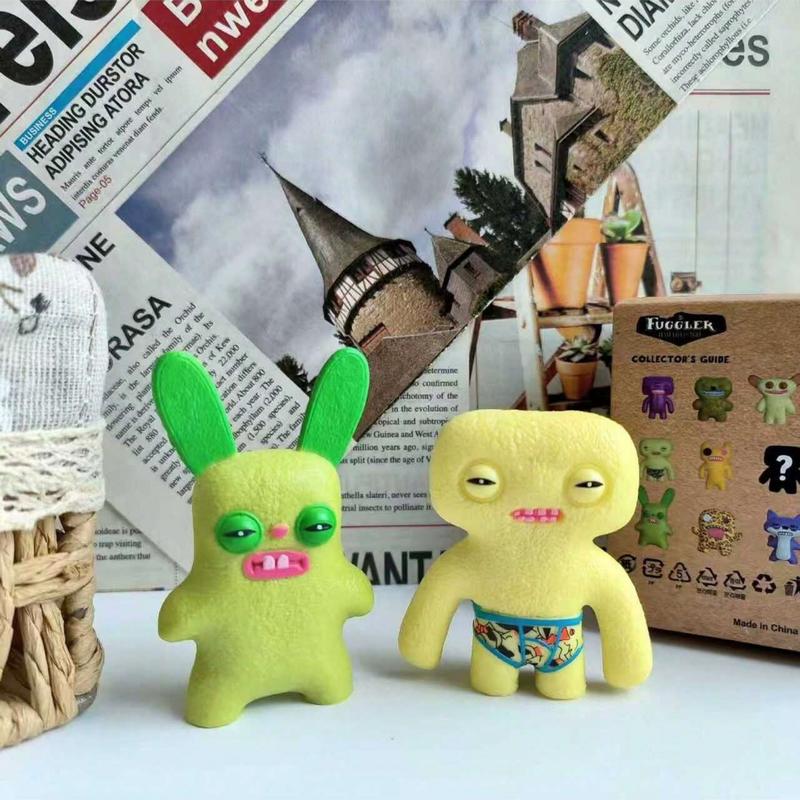 Fuggler Teeth Monster Handheld Toy, Funny Ugly Monster Creative Display Piece, Unique Odd Creature Model, Fun Collectible Figurine