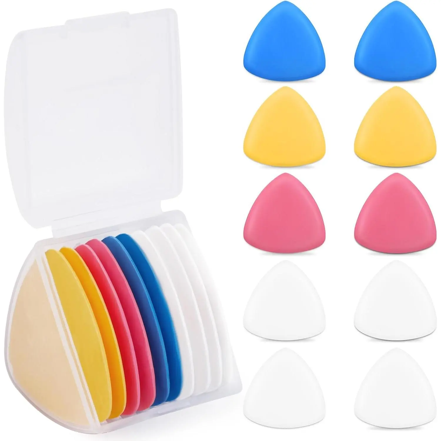 10 count Triangle Tailors Chalk Set, Fabric Marking Chalk for Sewing