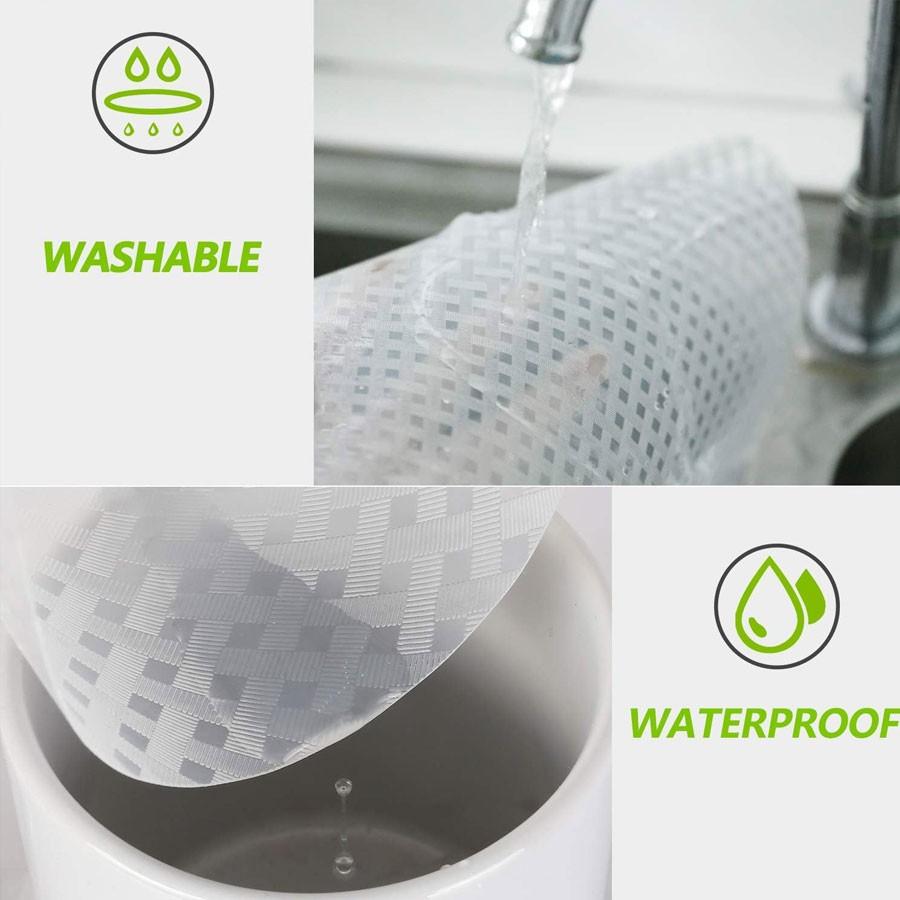 Transparent Washable Cuttable Drawer Liner, Non-Slip Refrigerator Inner Lining, Suitable for Fridge Glass Shelves Cabinets Home Kitchen Supplies