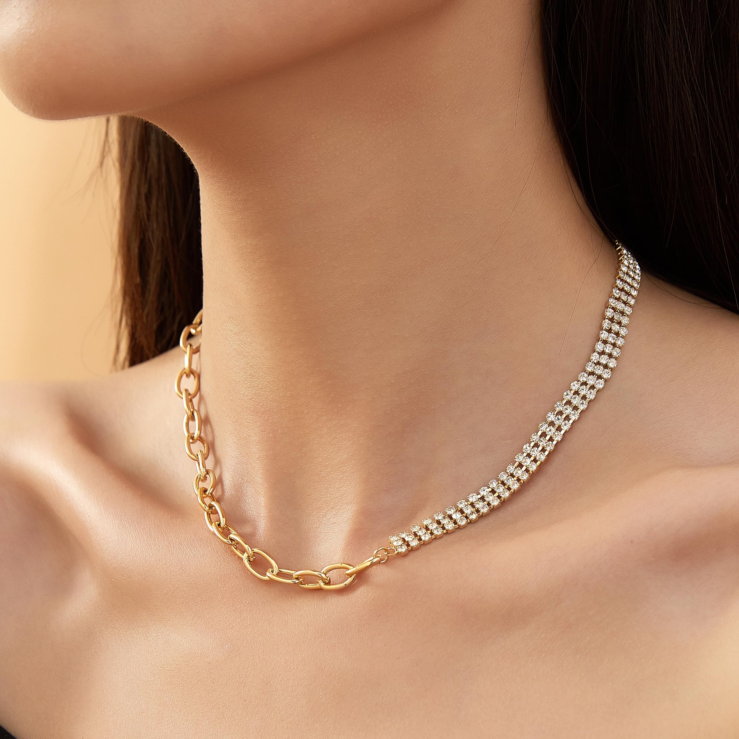 MYTYS Shiny Pendant Necklace Sophisticated Simple Style Daily Unique Luxury Jewelry in Velvet Bag or Gift Box Perfect Present