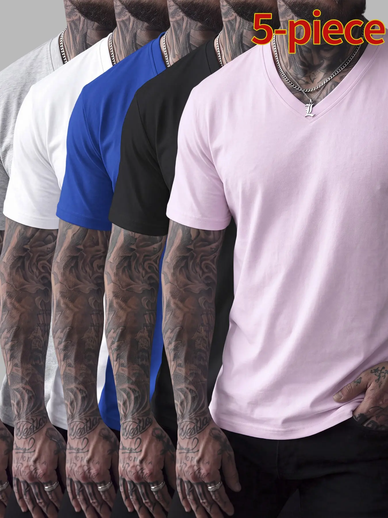 Pink+Black+Royal Blue+Camel+Gray