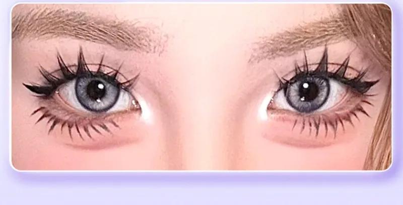 Self-adhesive Glue-free False Eyelashes Winged Fluffy Natural Thick Manga Eyes Reusable Enlarged Eyes Lashes Easy Apply 10-13mm