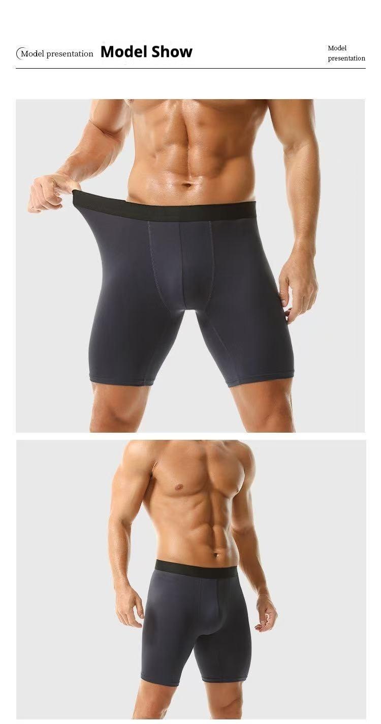 6 Pack Men’s Long Leg Boxer Briefs M-5xl, No Chafing and Breathable Sport Athletic Underwear, Quick Dry for Gym & Daily Use