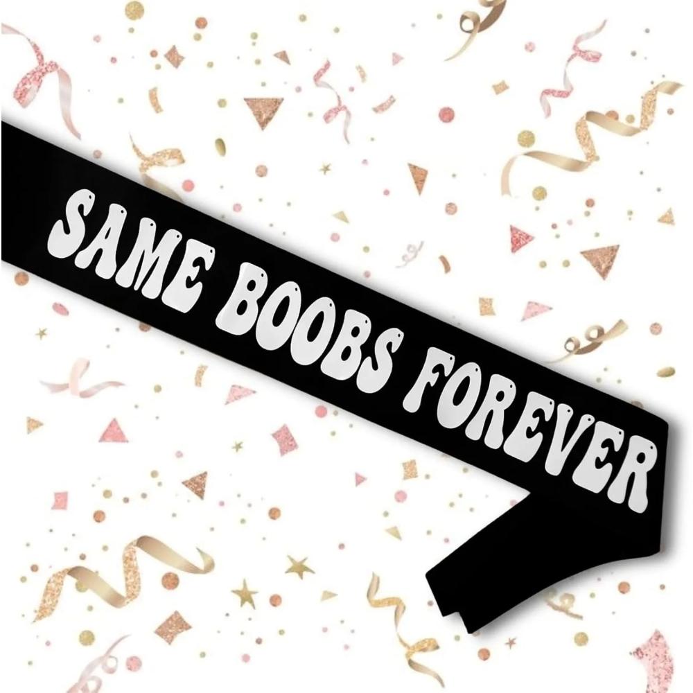 Groom To Be Same Boobs Forever Sash for Bachelor Bachelorette  Bridal Shower Party Ideas Supplies Engagement Gifts Decor Favors