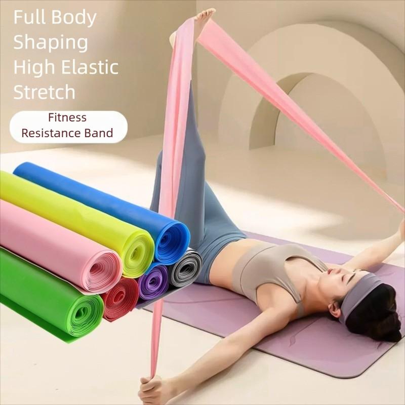 Yoga Pilates Resistance Band, Durable Fitness Training Strap, Ideal for Home Gym Workouts, Elastic Rubber Band for Exercise