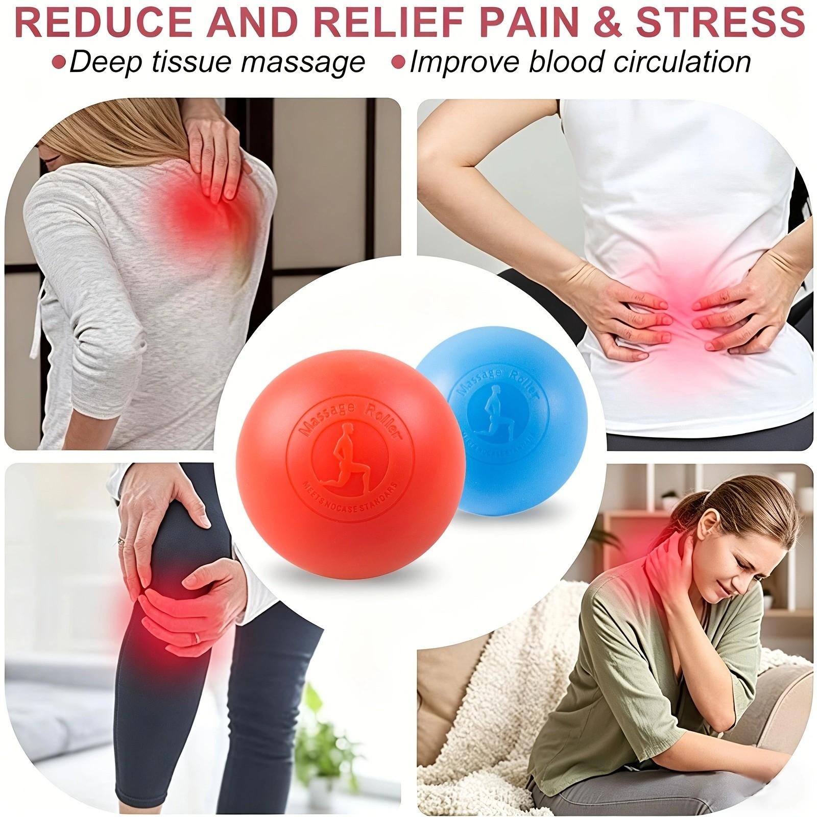 Magic Ball Fascia Massage Tool, Ideal for Foot Hand Leg Muscle Relaxation, Soft Material, Perfect for Yoga Gym Office Travel, Fascia Reliever