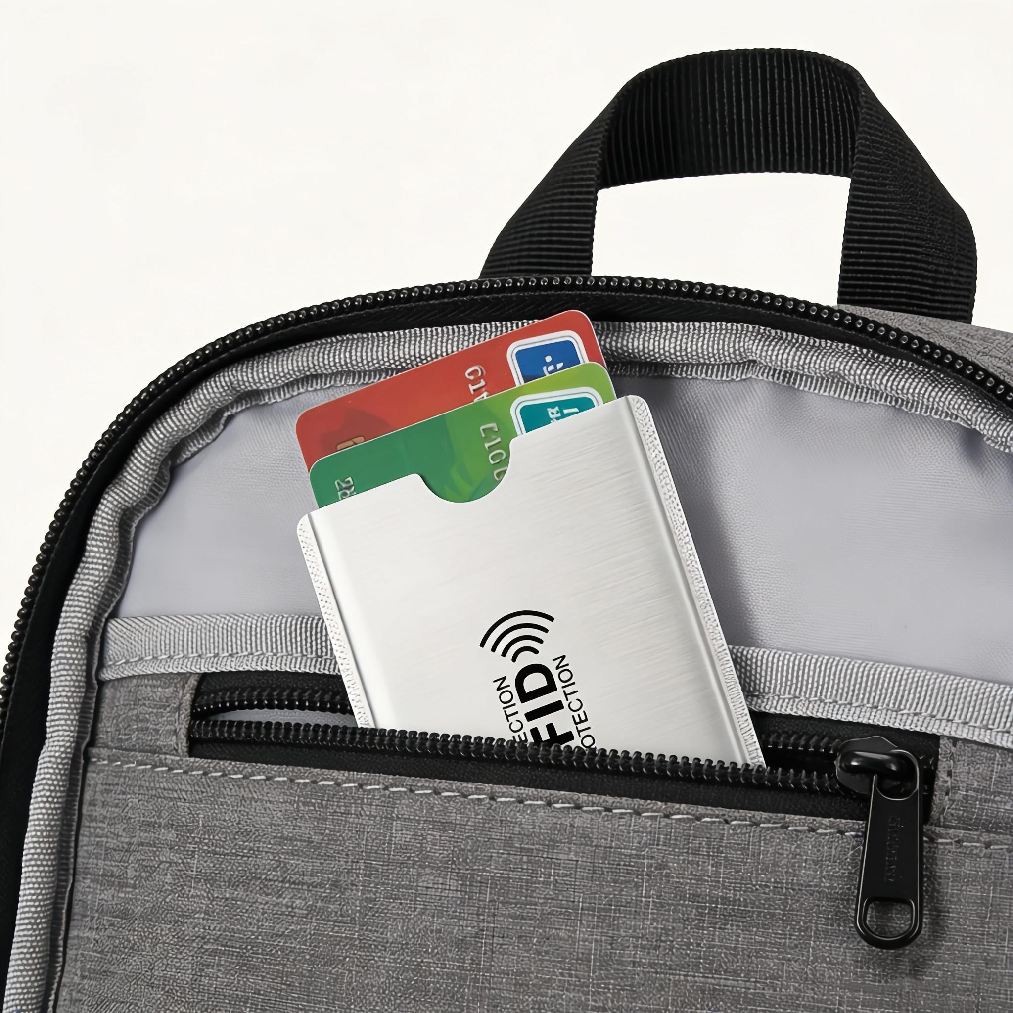 5-Pack Rfid Anti-Magnetic Card Sleeves, Bank ID Protection, Anti-Debit Theft, Portable Personal Info Security, Credit Card Privacy Guard