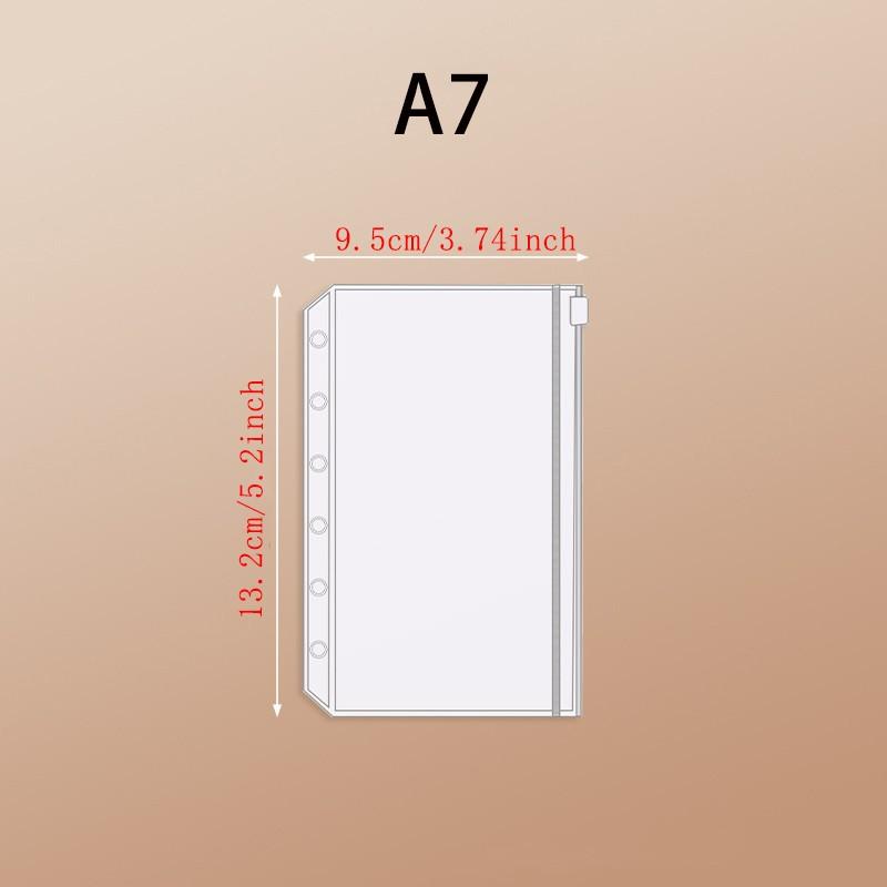 5 PVC Transparent Bags, A6 Notebook Organizer, A5 Zipper Pouch, Document Bag, Budget Book, Business Card Holder, A4 Binder Sleeve