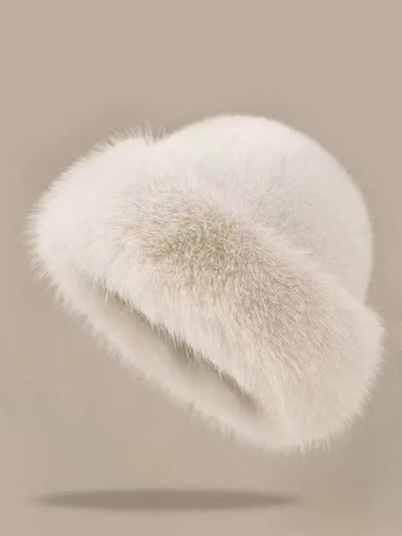 Large Women's Bucket Hat with Warm Earflaps, Fashionable Outdoor Cold Protection Accessory, Multi-purpose Stylish Headwear, Fashion Matching Hat