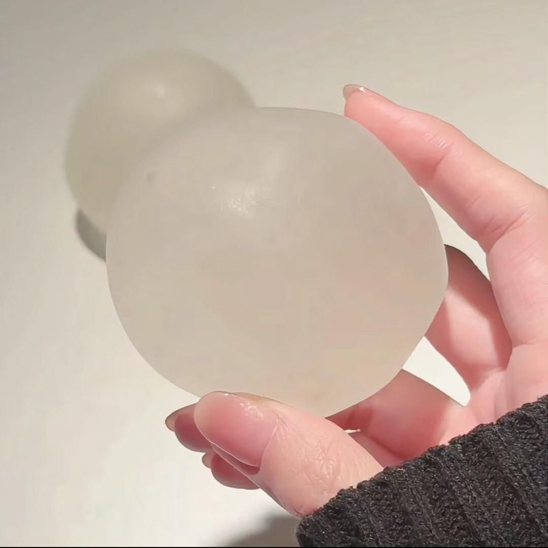 Handmade Coconut Oil Snow Mochi Squishy Ball, Moldable, Ultra Soft & Dense Texture, Stress Relief Toy for Men & Women, Soft Squeeze Squishies