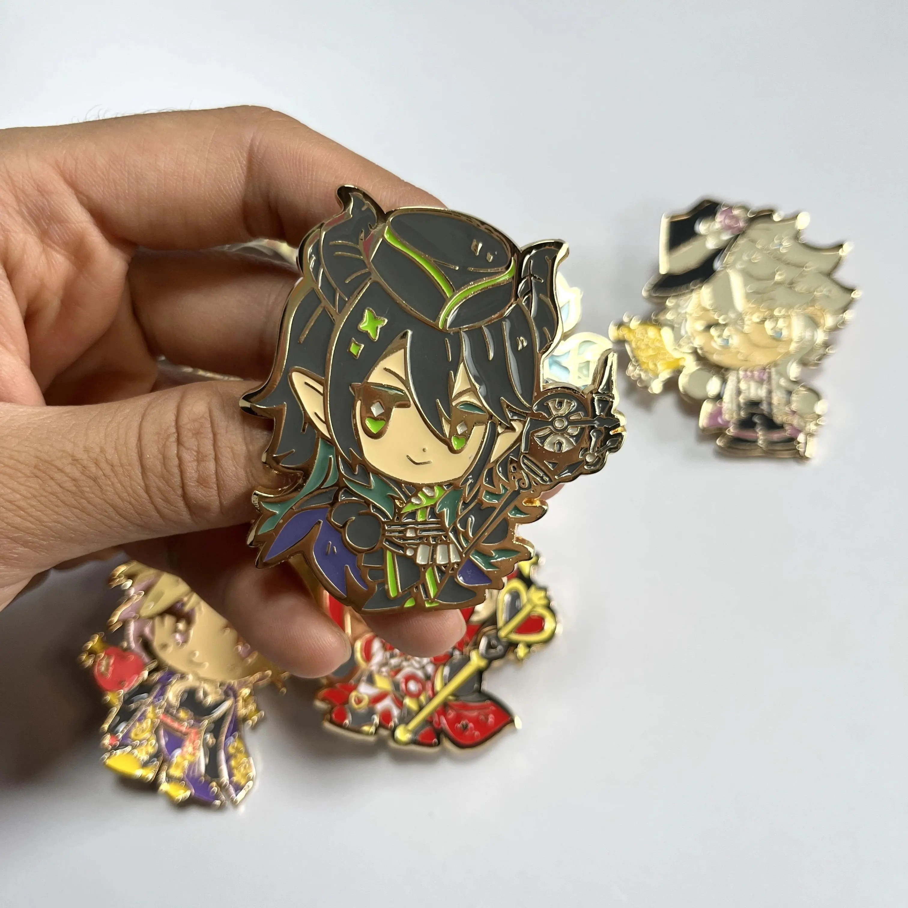 Twisted Wonderland Chibi Enamel Pin Set,Premium,High-Quality Collectible Gift for Anime Enthusiasts&Otaku,Perfect for Fans