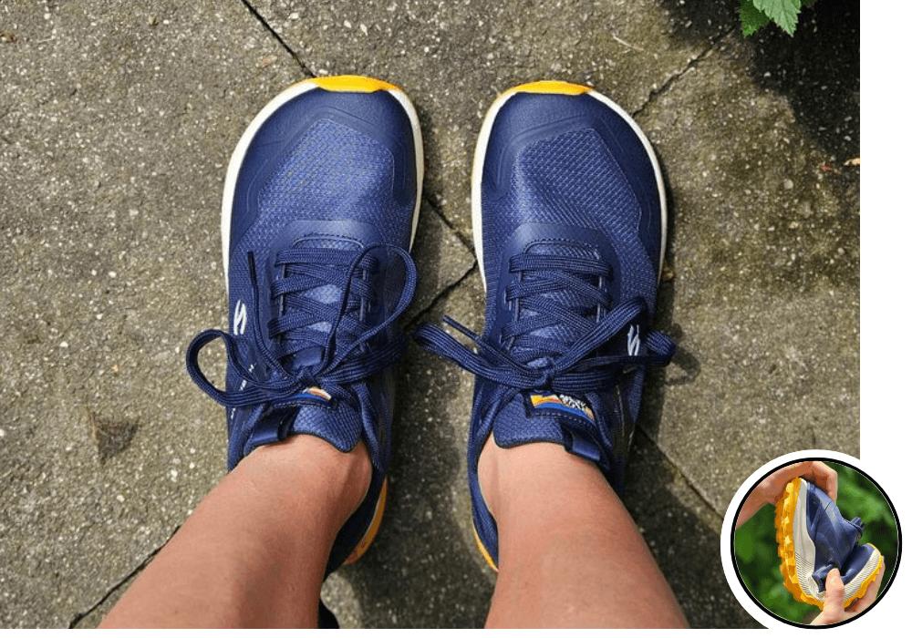 HOBIBEAR Men's Trail Running Shoes | Trekking | Hiking | Wide Toe Non-Slip Sneakers