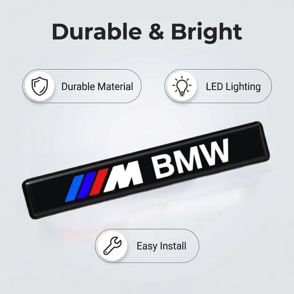 LED Car Front Grille Emblem Light, Led Car Lights, Led Logo, Fits Bmw E90/e91/e92/e93/f10/f07/e60/e61/f12/f13/f30/e87, Enhance Your Vehicle's Look