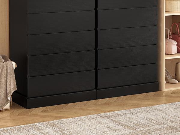 Hasuit White Tall Dresser for Bedroom, 59.6'' High 8 Drawer Dresser, Modern Chest of Drawers Storage Organizer for Closet, Taller Clothes Storage Tower with Ample Storage Space