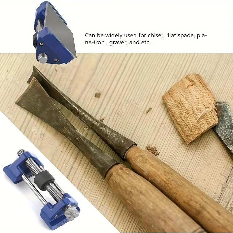 Adjustable Angle Guide Chisel Sharpening Holder, Fits Chisels & Planes, Durable Design, Easy-To-Use Sharpener Tool