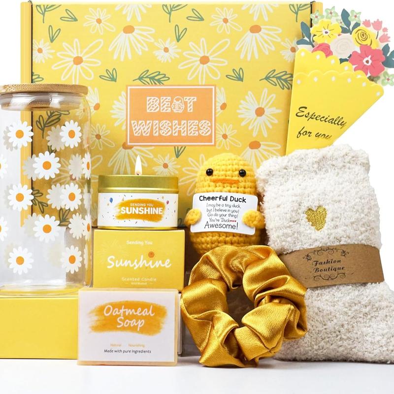 Women's Gift Basket, Unique Birthday Present for Best Friends, Inspirational Gift Set Box, Christmas Gifts for Women, Beautiful Gift Box