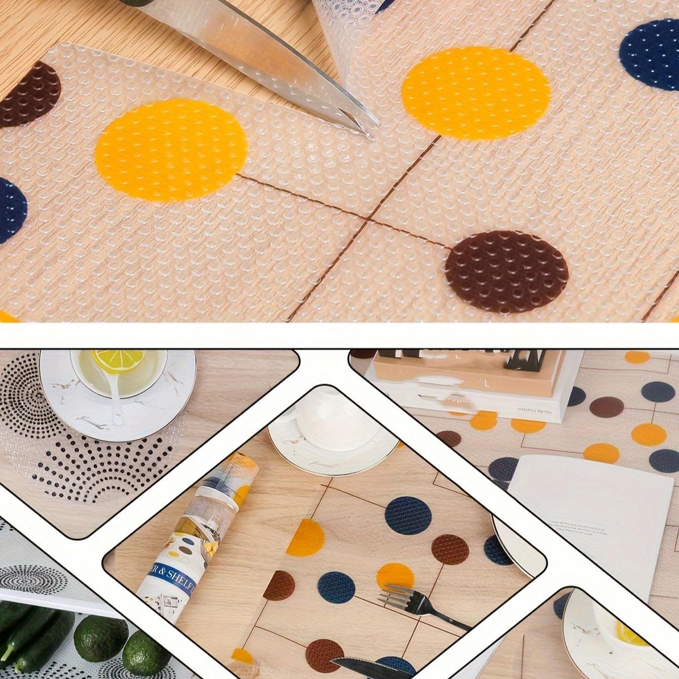 Advanced Non-Stick Cabinet and Drawer Lining, Waterproof Shelf Paper, Modern Pattern, Durable Eva, Kitchen Use, High-Quality Shelving Liner