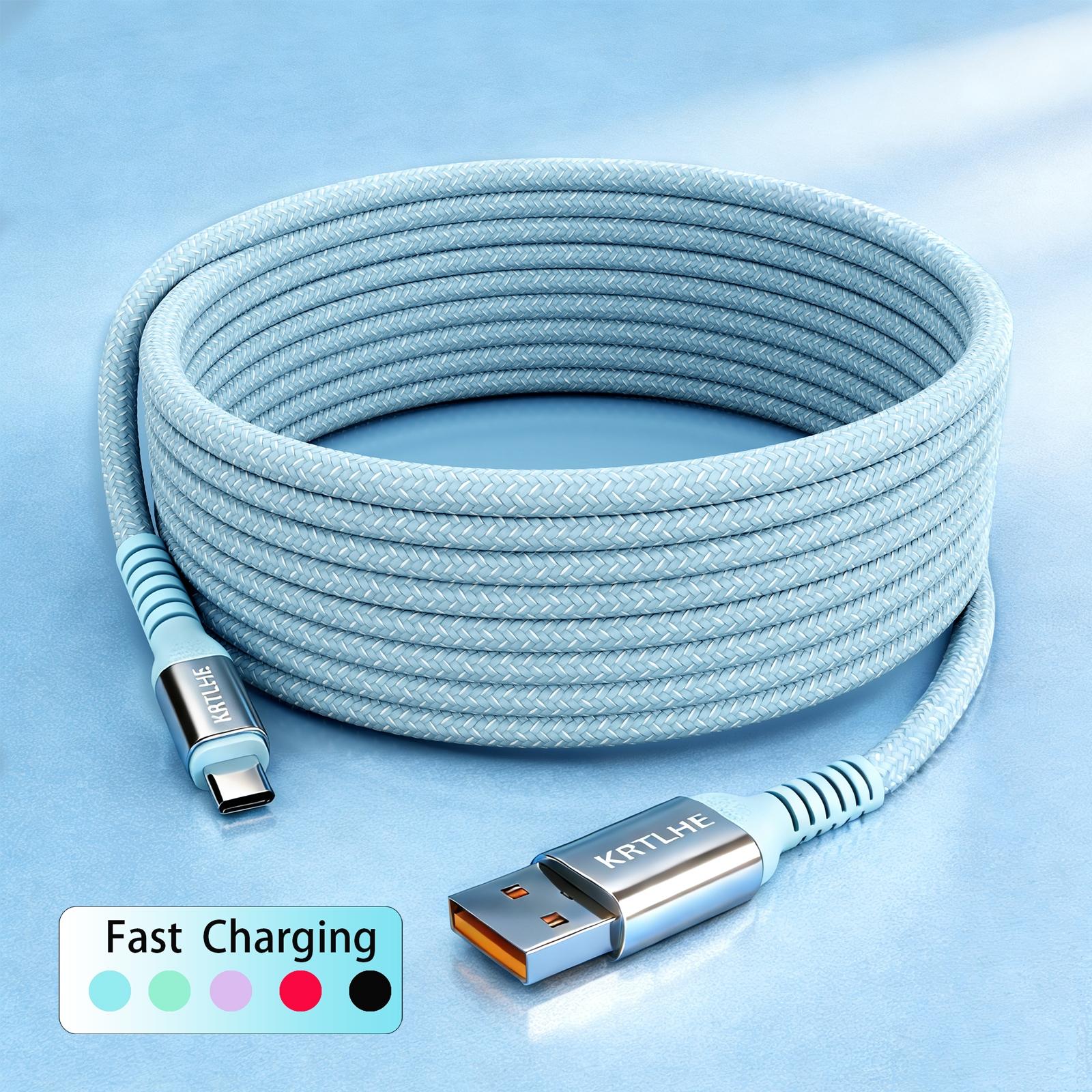 3pcs,60W Nylon Braided,Fast Charging USB-C Cable, High-Speed Data Sync, Durable Round Shape, Male to Male, 100.58cm/201.17cm, with USB to Type-C, for Xiaomi, Huawei, for SamSung, OnePlus, for VIVO, Oppo, for Infinix & other C-connected devices.