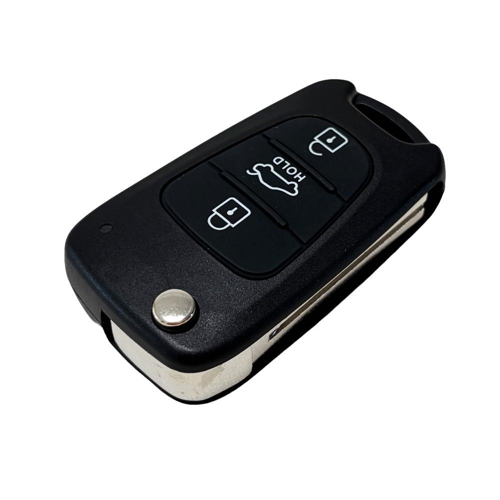 for Kia Car Remote Folding Key Replacement Shell, Fits Kia Rio 2012-2014 & Soul 2010-2013, Durable Car Key Shell, Car Key Protector