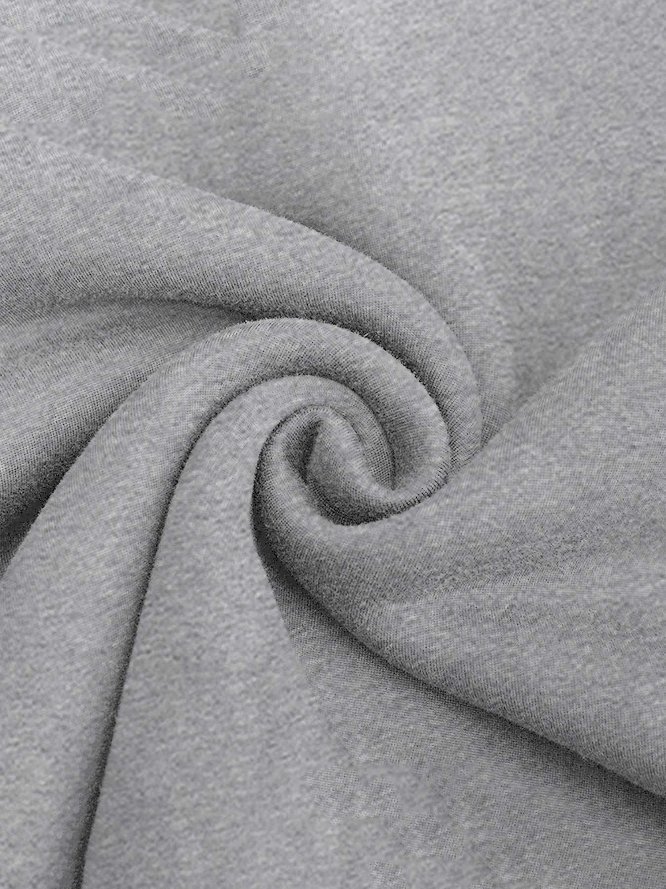 Women's Casual Hooded Pullover Sweatshirt Set, Thick Fleece Lined, Loose-Fit Jogger Pants, Fall & Winter, Two-Piece Tracksuit