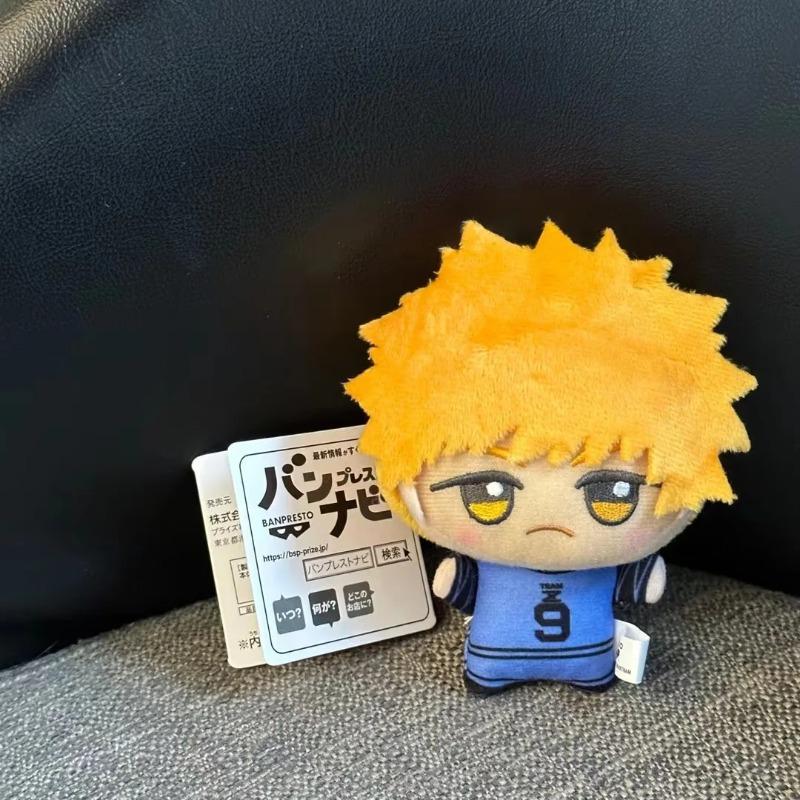 10cm Kawaii Blue Lock Soccer Plush Dolls - Soft Stuffed Keychain for Fans