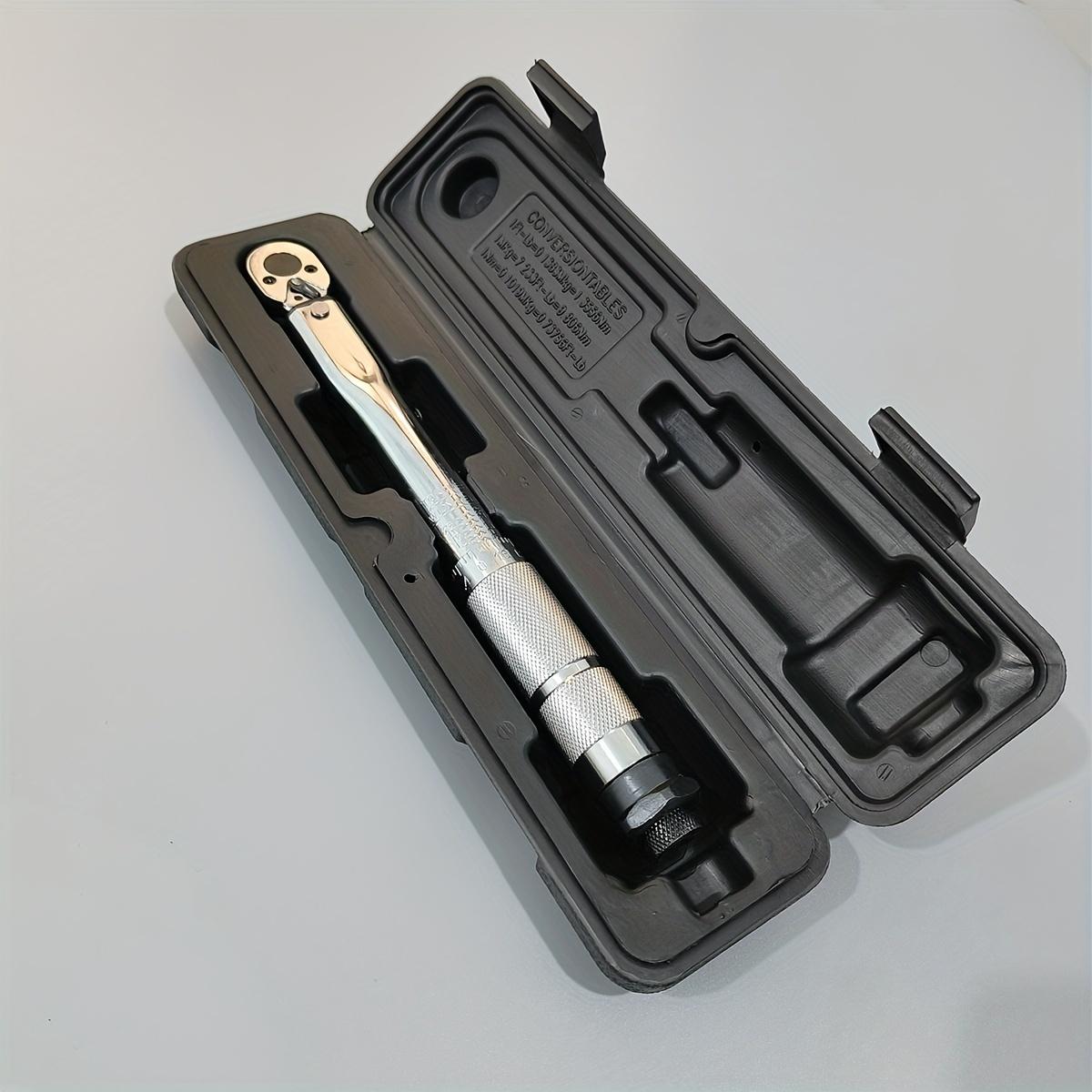Adjustable Torque Wrench, Pre-Set Adjustable Wrench, 1/4 Inch Drive, Durable Construction, Ideal for Mechanics & DIY Projects