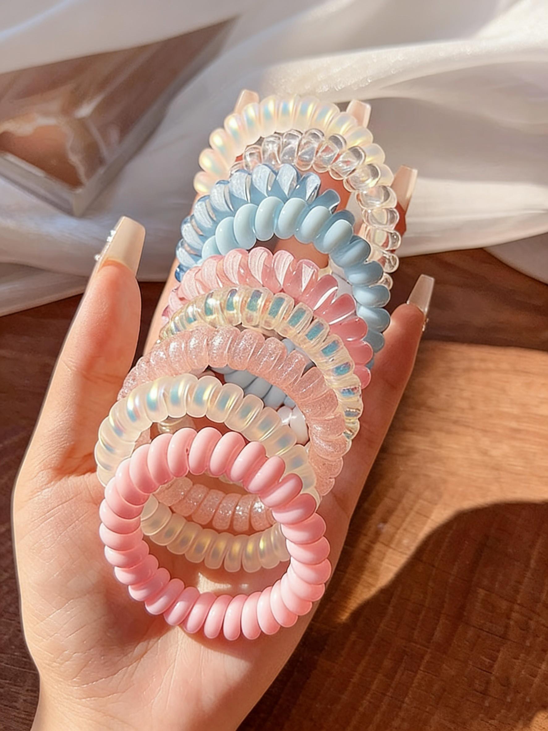 20 Pcs Cute Hair Ties for Women, High Elasticity Durable Rubber Bands, Simple New Design, Versatile Headwear Accessories