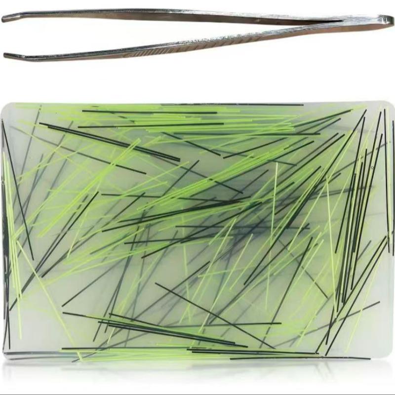 1pcs Stress Relief Sensory Toy with Tweezers, Stress Relief Gadgets, Anxiety Relief for Adults, Skin Scratching Habit, Adhd, Silicone Pickle Padtoy, Anxiety Relief Products