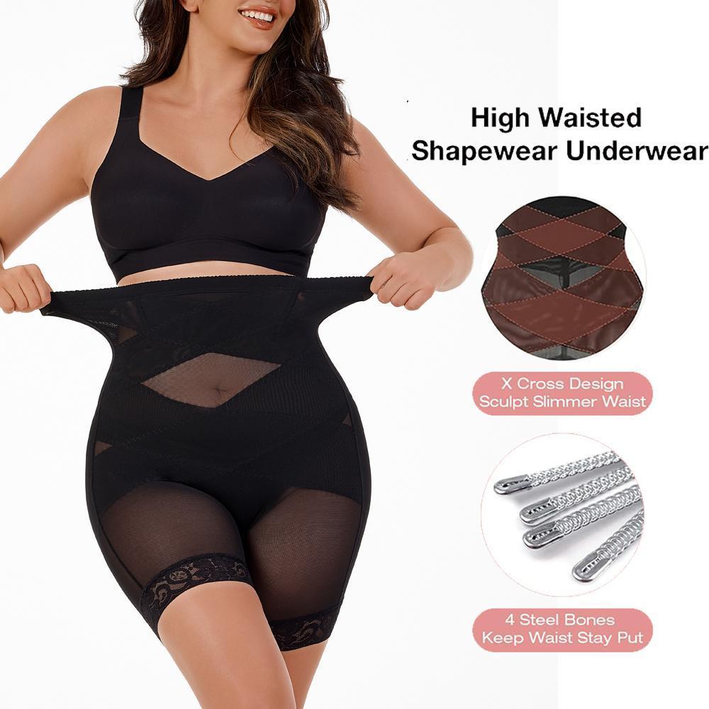 1/2/3PACK Postpartum Recovery Shapewear for Women, High Waisted Tummy Control Butt Lifting Thigh Girdles Body Shaper Underwear Briefs Shorts Pants